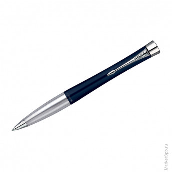 Ручка шариковая "Urban Night Sky Blue CT" синяя, 1,0мм, поворотный механизм, подар.уп.