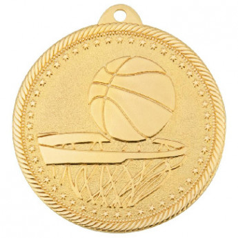 Медаль баскетбол 50 мм золото DC#MK299a-G