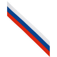 Лента Триколор 50см, ширина ленты 24мм, 10шт/уп, комплект 10 шт