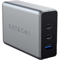 Зарядное устройство сетевое, 1 USB+2хType-C, 100W, PD,Satechi,ST-TC100GM-EU
