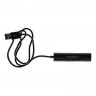 Разветвитель USB 2.0 Buro BU-HUB4-0.5R-U2.0 4порт. черный