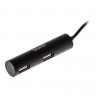 Разветвитель USB 2.0 Buro BU-HUB4-0.5R-U2.0 4порт. черный