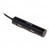 Разветвитель USB 2.0 Buro BU-HUB4-0.5R-U2.0 4порт. черный