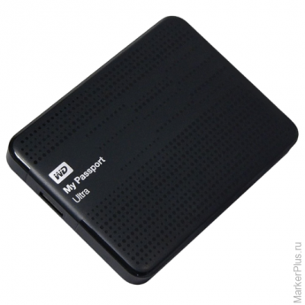 Диск жесткий внешний WESTERN DIGITAL My Passport Ultra 500 Gb, 2.5", USB 3.0, черный, WDBBRL5000ABK