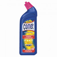 Чистящее средство дезинфицирующее 700 мл COMET (Комет) "Лимон", гель, 2771118