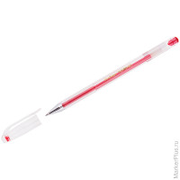 Ручка гелевая Berlingo "Techno-Gel" красная, 0,5мм 12 шт/в уп