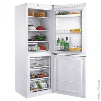 Холодильник INDESIT BI 1601, общий объем 278 л, нижняя морозильная камера 85 л, 60x63x167 см, белый