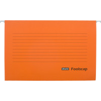 Папка подвесная Attache Foolscap, картон оранжевый, до 200л., 5шт/уп, комплект 5 шт