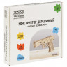 Конструктор деревянный ТРИ СОВЫ 'Пистолет резинкострел', 18,5*2,7*13м, 58 деталей, картонная коробка
