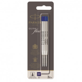 Стержень шариковый ручки Quink Flow, 1мм, синий, 3 шт 2119152, комплект 3 шт