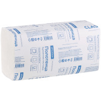 Полотенца бумажные лист. OfficeClean Professional ZZ(V) (H3) 1 слойн., 250л/пач, 23*23см, белые, 15 шт/в уп