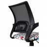 Кресло детское Helmi HL-K95 R (695) 'Airy', спинка сетка черная/сиденье ткань с рисунком red lips, пиастра