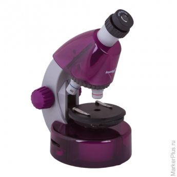 Микроскоп детский LEVENHUK LabZZ M101 Amethyst, 40-640 крат, монокулярный, 3 объектива, 69033