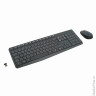 Набор беспроводной LOGITECH Wireless MK235, клавиатура, мышь 2 кнопки + 1 колесо-кнопка, черный, 920