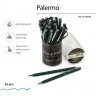 Ручка шариковая автоматическая PALERMO зел.мет.корп,0,7мм синяя 20-0250/03