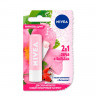 Бальзам д/губ+скраб 2в1 Nivea c маслом шипов и витамин Е,4,8 гр, 88023