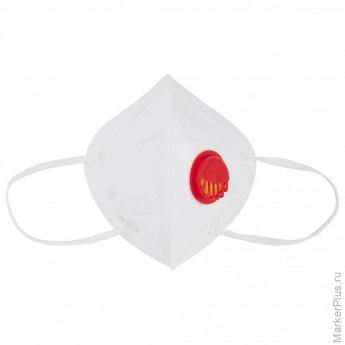 Респиратор противоаэрозольный, высокий класс защиты FFP3, КОМПЛЕКТ 10 шт., с клапаном KN-99