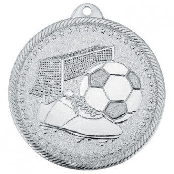 Медаль футбол 50 мм серебро DC#MK303b-S