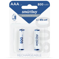 Аккумулятор Smartbuy AAA (HR06) 800mAh 2BL 2 шт/в уп