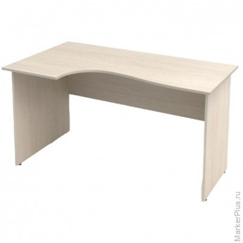 Стол эргономичный MON_Канц левый СК36.15 дуб молочный Стол эргономичный MON_Канц левый СК36.15 дуб молочный