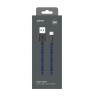 Кабель USB PERO DC-04 Type-C, 3А, 2м, Blue-black (Fast Charge)