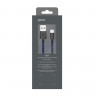 Кабель USB PERO DC-04 Type-C, 3А, 2м, Blue-black (Fast Charge)