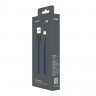 Кабель USB PERO DC-04 Type-C, 3А, 2м, Blue-black (Fast Charge)