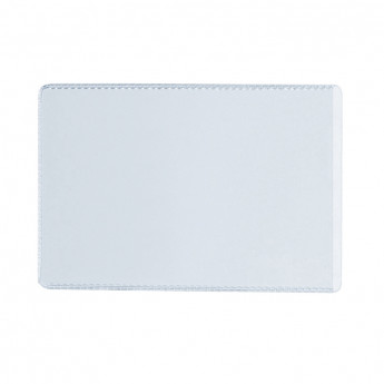 Обложка-карман для проездных документов и карт набор 50шт. ДПС, 65*98мм, ПВХ, прозрачный, комплект 50 шт