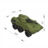 Военная машина игрушечная БМП "Скорпион", пластиковая, 20x10x9 см, НОРДПЛАСТ, 250