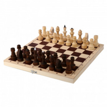 Настольная игра Шахматы обиходные парафинированные с доской 290x145x38 P-4