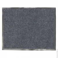 Коврик входной ворсовый влаго-грязезащитный, 120х150 см, толщина 7 мм, серый, VORTEX, 22099