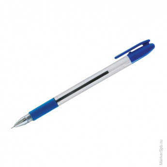 Ручка шариковая "TC", синяя, 0,5мм, грип