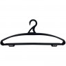Вешалка-плечики PM_ для верх.одежды ПВ-02, пласт.черная р. 50-52.уп 60 шт