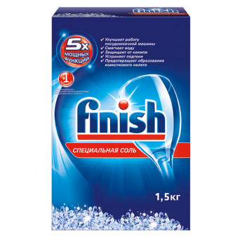Соль специальная для посудомоечной машины Finish, 1,5кг
