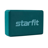 Блок для йоги STARFIT YB-200 EVA,8см,115гр,22,5х15см,изумрудный,ЦБ-00001691