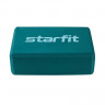 Блок для йоги STARFIT YB-200 EVA,8см,115гр,22,5х15см,изумрудный,ЦБ-00001691