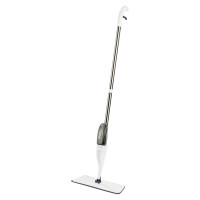 Швабра с распылителем воды плоская, OfficeClean Professional, мет. ручка 120 см., одна насадка из микрофибры
