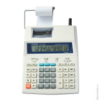 Калькулятор печатающий Citizen CX-123N, 12 разрядов, 180*255*61 мм, 2-цветная печать, ЖК дисплей