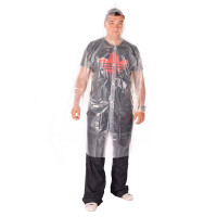 Дождевик на кнопках, размер М, прозрачный 466623 Дождевик на кнопках, размер М, прозрачный 466623