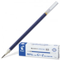 Стержень гелевый PILOT BLS-G1-5, 128 мм, евронаконечник, 0,3 мм (к ручке 140471), синий