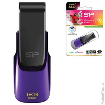Флэш-диск 16 GB, SILICON POWER B31, USB 3.0, фиолетовый, SP16GBUF3B31V1U
