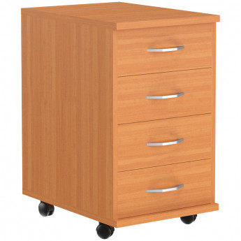 Тумба подкатная с фолдингом Skyland Imago/Груша ароза 412*450*702 ТМ-4 sk-01228075 (1 упак. место)
