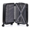 Чемодан TORBER Lama, черный, ABS-пластик, 43х25,5х67см, 62 л, T1919M-Black