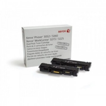 Картридж лазерный Xerox 106R02782 чер. для 3052/3260/3215/3225 (2шт/уп), комплект 2 шт