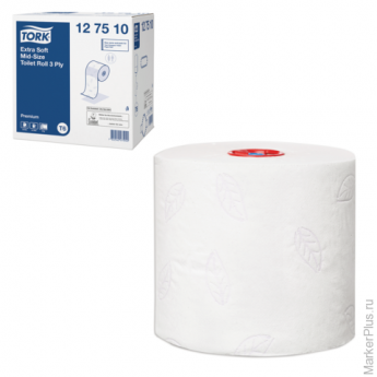 Бумага туалетная 70 м, TORK (Система Т6), комплект 27 шт., Premium, 3-слойная, белая, 127510