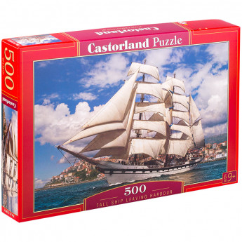 Пазл 500 эл. Castorlаnd "Корабль в гавани", картонная коробка