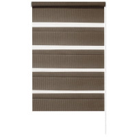 Жалюзи SKR Ролло день-ночь коричневый 43x170