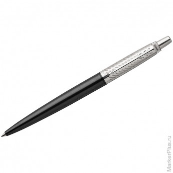 Ручка шариковая Parker "Jotter Premium Tower Grey Diagonal CT" синяя, 1,0мм, кнопочн., подар. уп