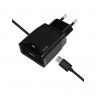Зарядное устройство сетевое PERO TC04 1USB 2.1A + MICRO-USB CABLE черный