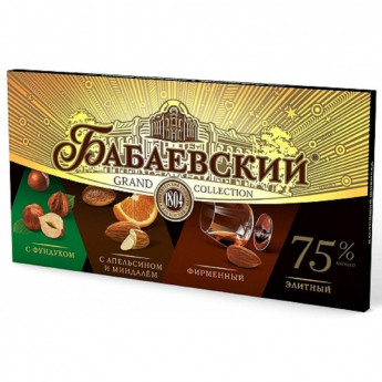 Шоколад Бабаевский набор шоколада Grand Collection, 400г